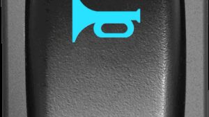 MOOSE OFFROAD Switch - Horn - Blue