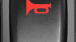 MOOSE OFFROAD Switch - Horn - Red