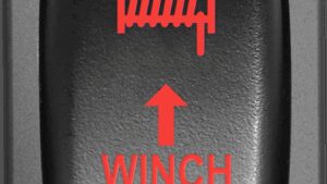 MOOSE OFFROAD Switch - Winch - Red
