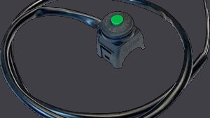 K&S TECHNOLOGIES Momentary Switch - Green Button - Universal