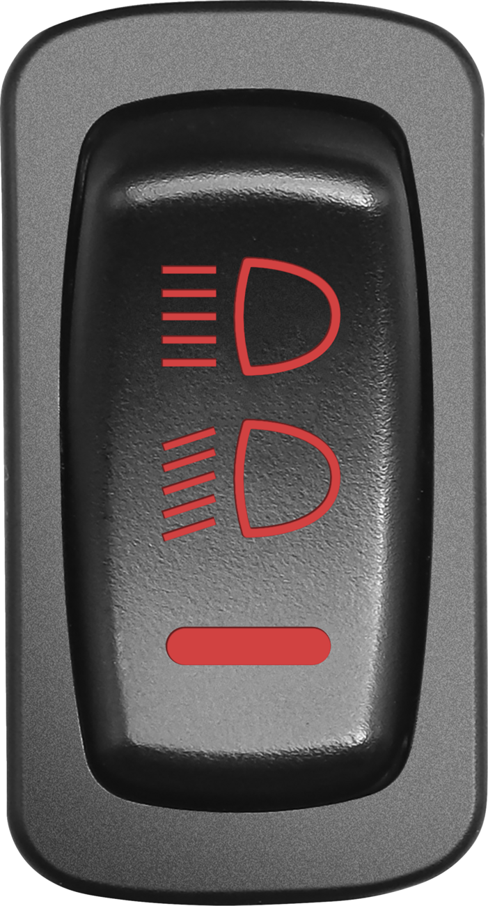 MOOSE OFFROAD Rocker Switch - Horn - Blue - Image 2