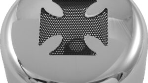 DRAG SPECIALTIES Horn Cover - Cross - Chrome