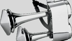 RIVCO PRODUCTS Dual - Air Horns - Chrome