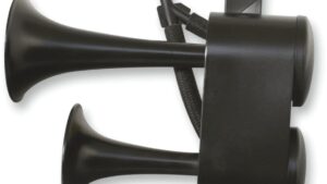 RIVCO PRODUCTS Dual - Air Horns - Black