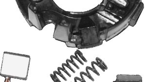 RICK'S MOTORSPORT ELECTRIC Starter Motor - Brushes - Yamaha