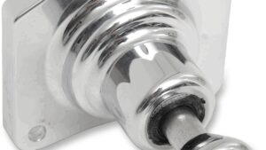 TERRY COMPONENTS Solenoid End Cover - Starter Buttons - Chrome