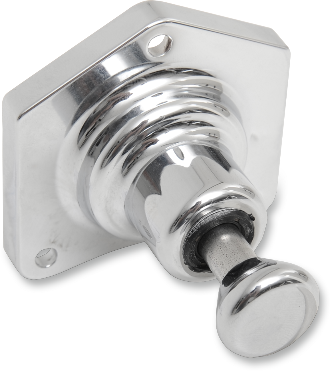 TERRY COMPONENTS Solenoid End Cover - Starter Buttons - Chrome