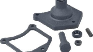 DRAG SPECIALTIES End Cover - Solenoid/Starter Button - Black Wrinkle