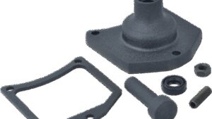 DRAG SPECIALTIES End Cover - Solenoid/Starter Button - Black Wrinkle