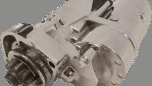 TERRY COMPONENTS Starter Motor - Chrome - Big Dog
