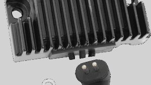 DRAG SPECIALTIES Regulator - Black - '81-'88 Evolution Big Twin