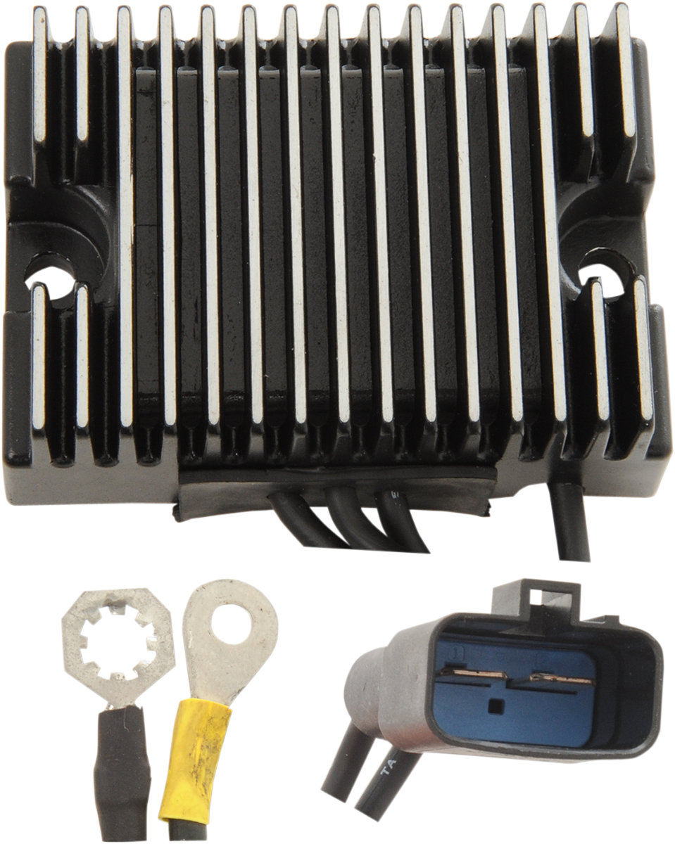 DRAG SPECIALTIES Regulator - Black - '99-'03 FXD