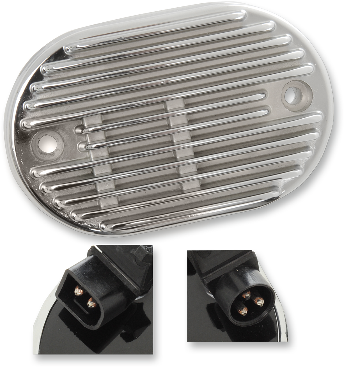 DRAG SPECIALTIES Regulator - Chrome - '08-'10 FX/FLST