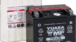 YUASA AGM Battery - YTX14L-BS - .69 L