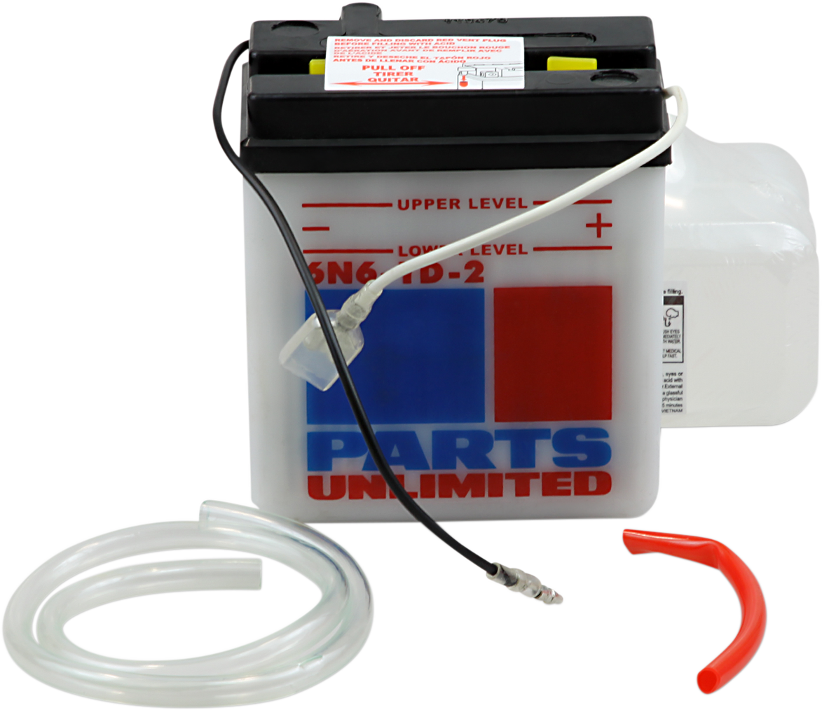 PARTS UNLIMITED Battery - 6N6-1D-2
