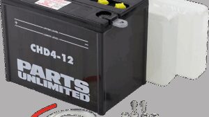 PARTS UNLIMITED Battery - YHD412