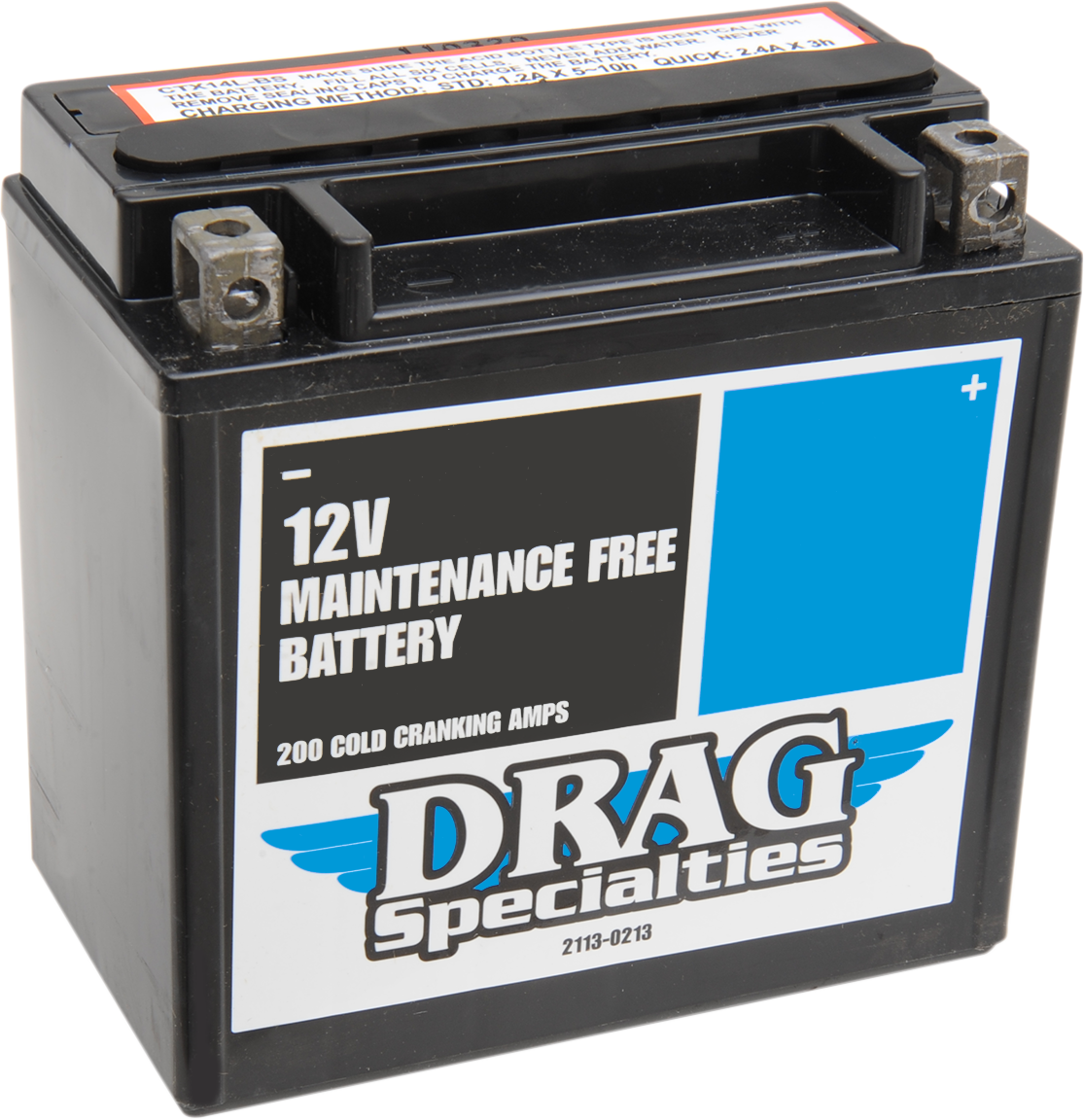 DRAG SPECIALTIES AGM Battery - YTX14LBS