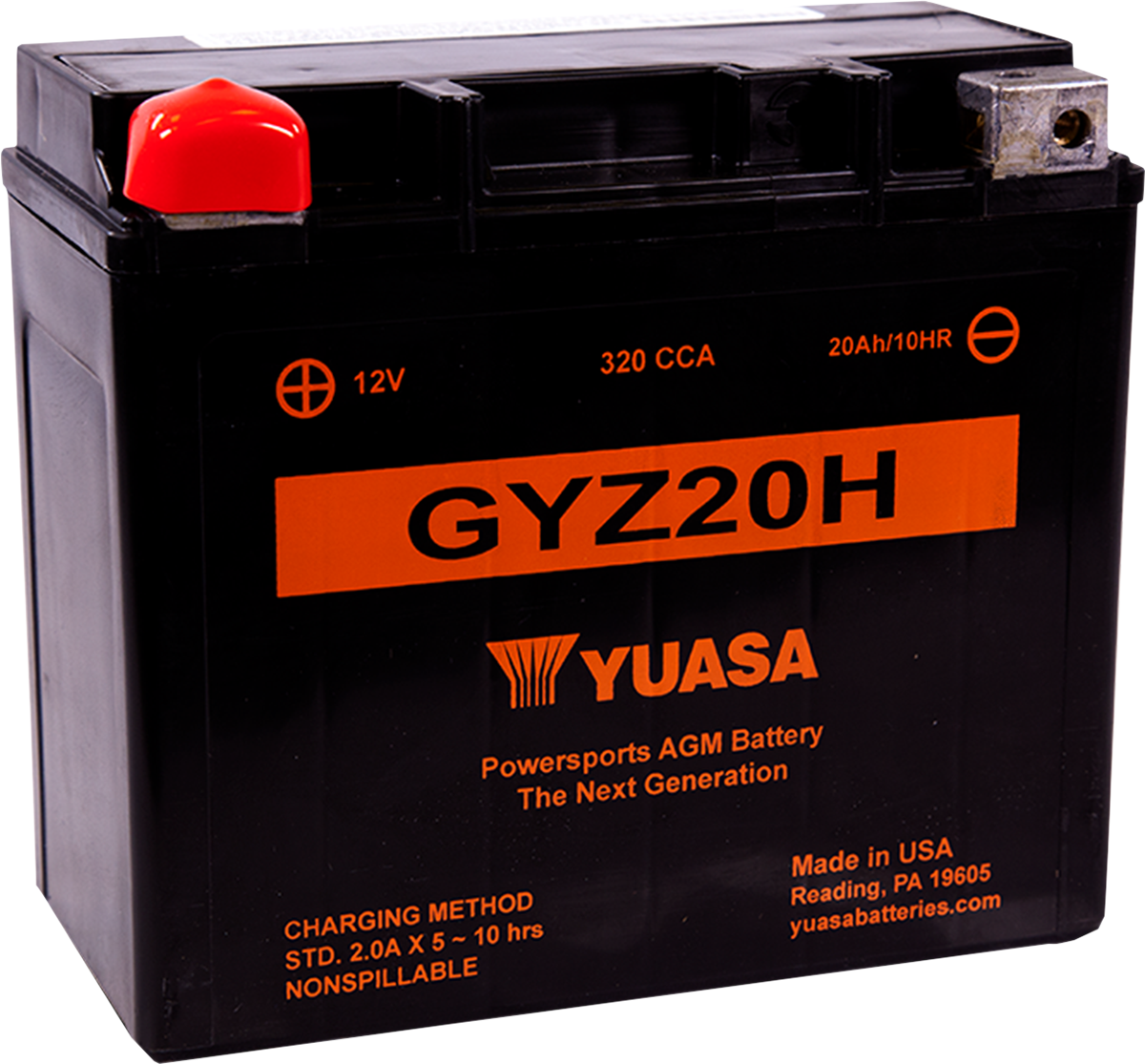 YUASA AGM Battery - GYZ20H