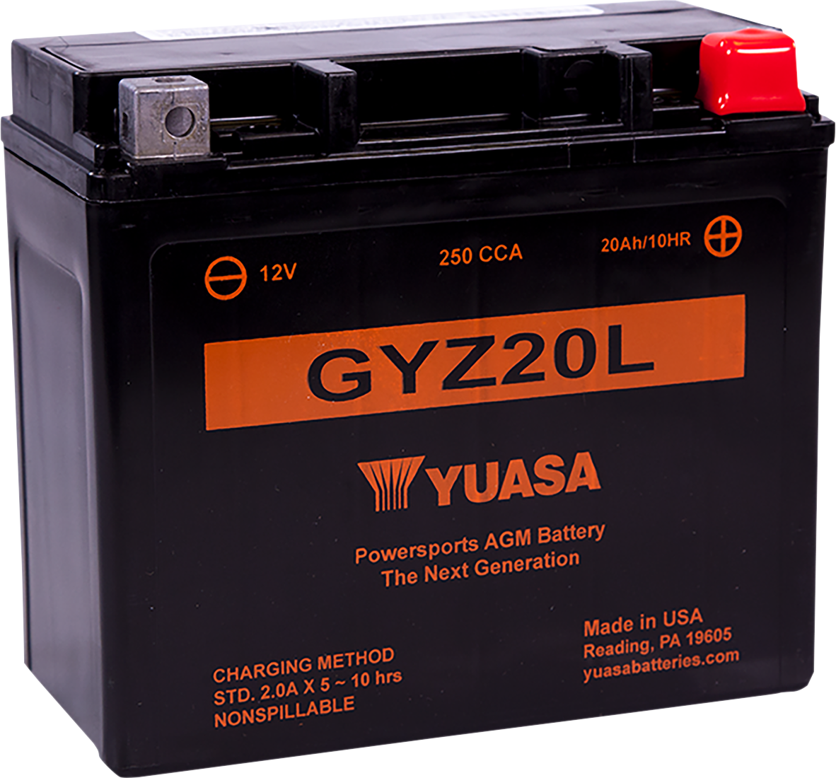 YUASA AGM Battery - GYZ20L