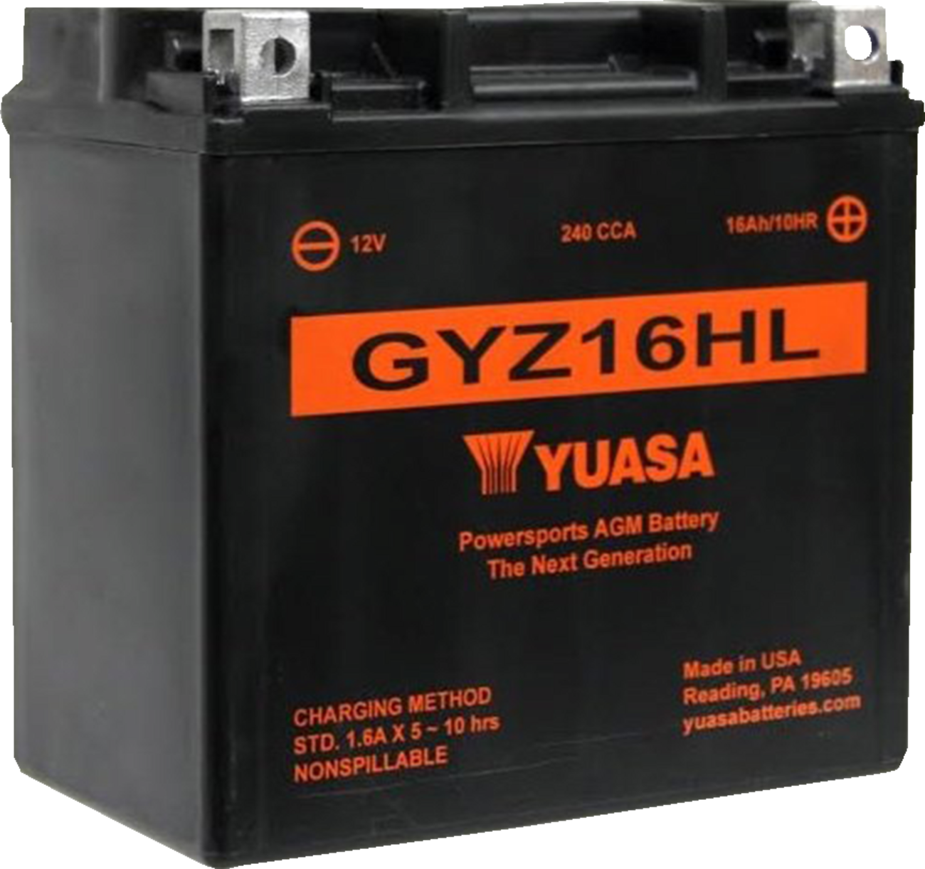 YUASA AGM Battery - GYZ16HL
