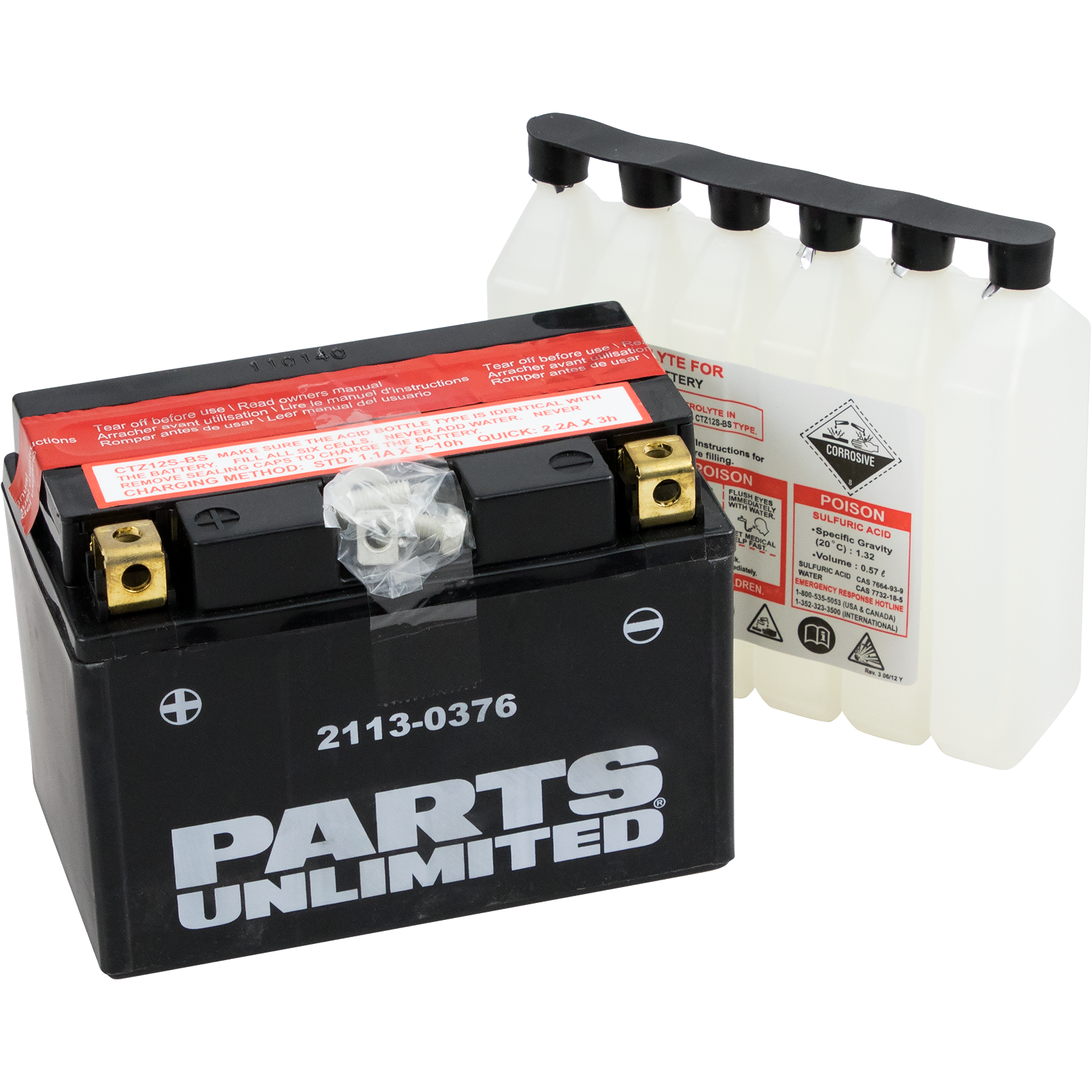 BS BATTERY Battery - BT12A-BS (YT) - Image 2