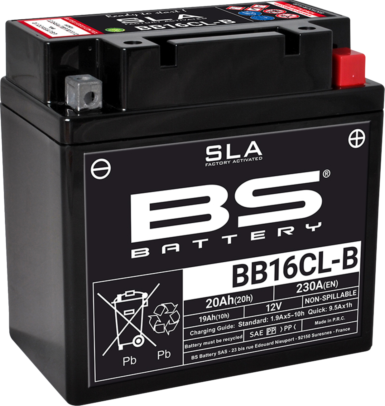 BS BATTERY Battery - BB16CL-B (YB)