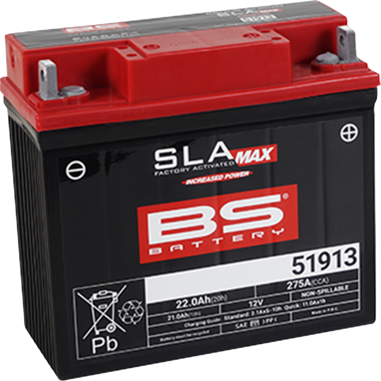 BS BATTERY Battery - BIX30L-BS (YIX) - Image 2