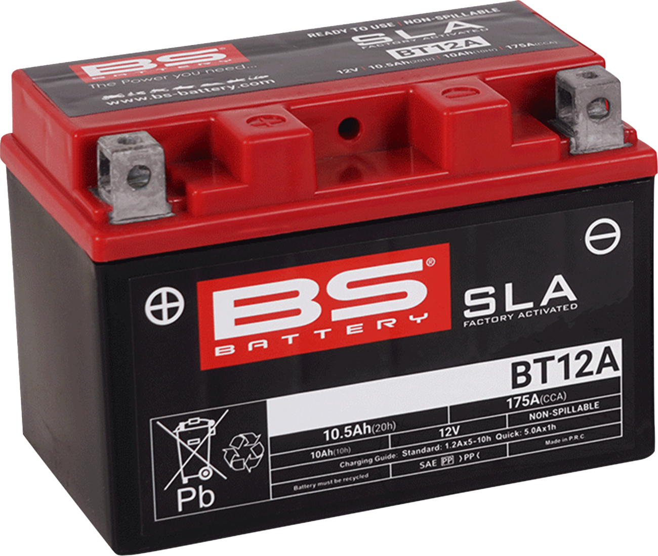 PARTS UNLIMITED Battery - YB10A-A2 - Image 2