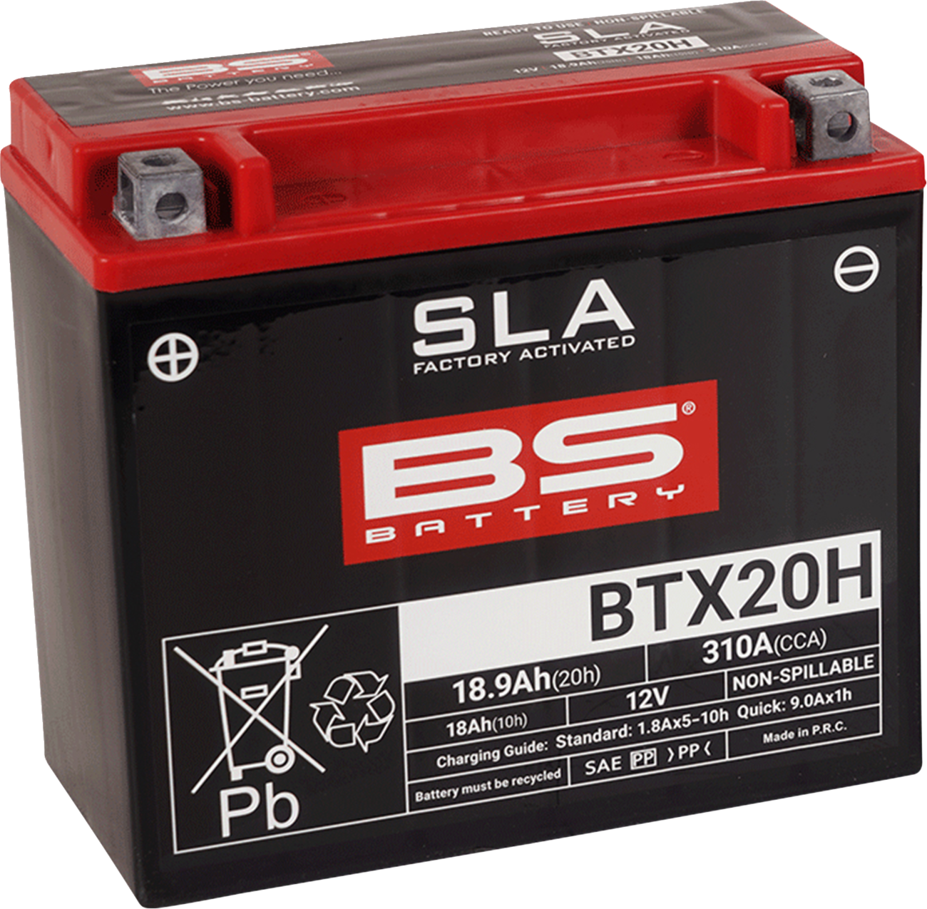 BS BATTERY Battery - BTX20H (YTX)