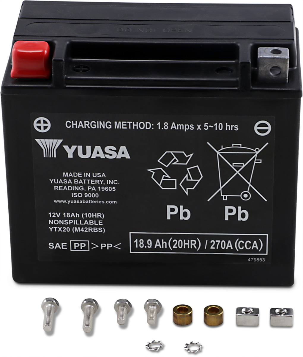 YUASA BATTERY FA YTX20 - Image 2