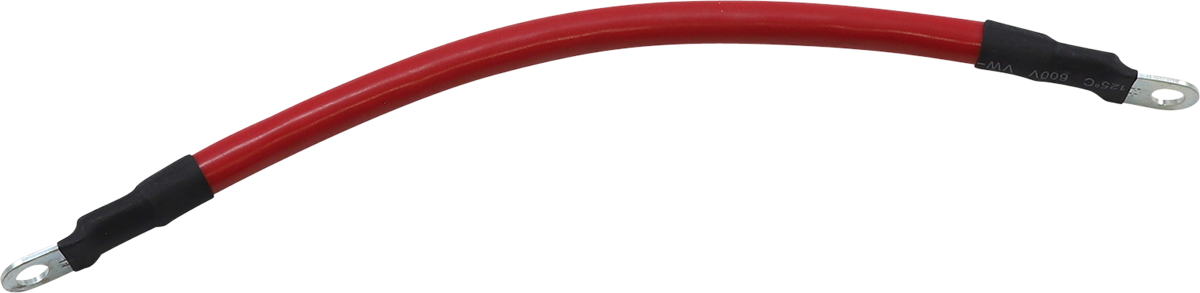 MOOSE OFFROAD Battery Cable - 8" - Red