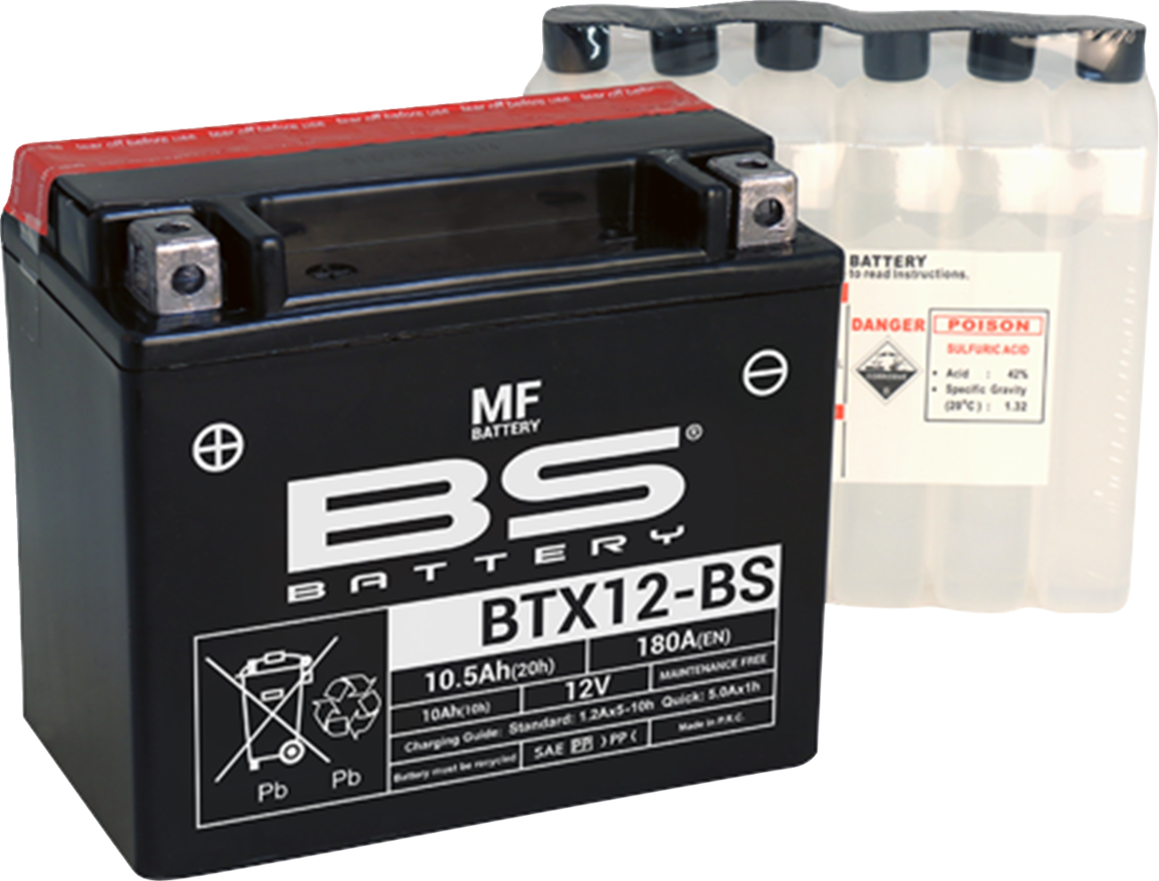 BS BATTERY BATTERY BS BTX12-BS