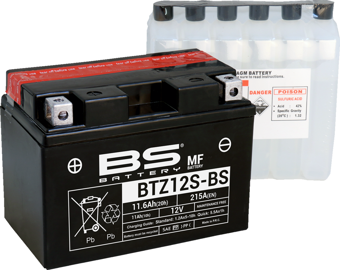 BS BATTERY Battery - BTZ12S-BS (YTZ)