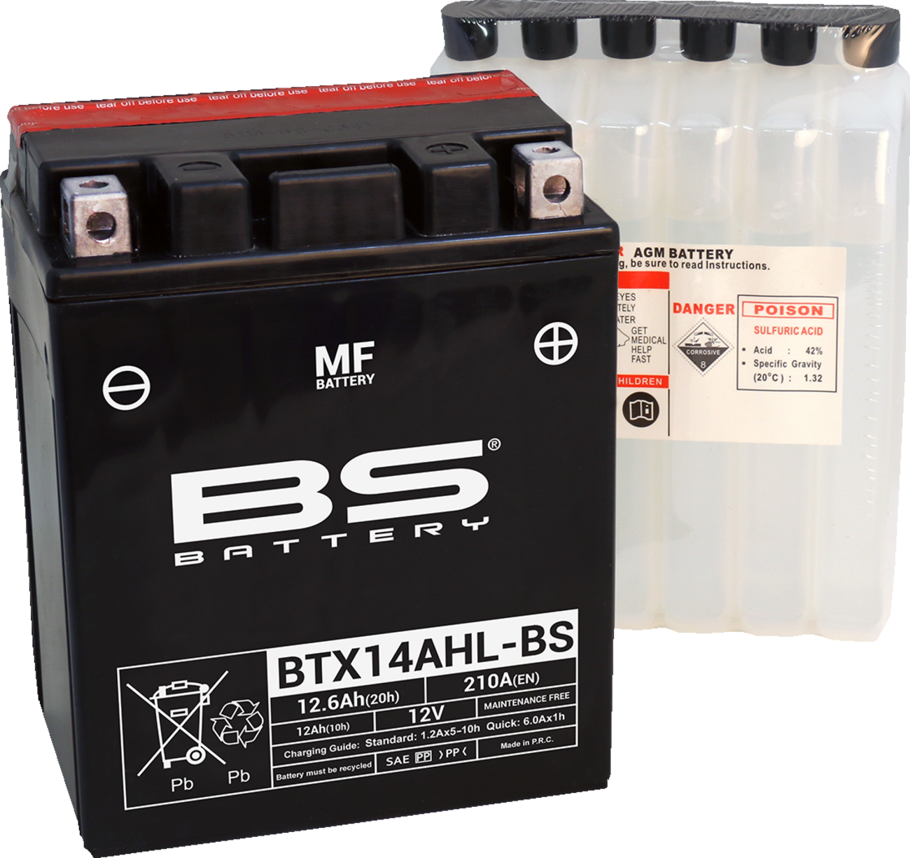 PARTS UNLIMITED AGM Battery - YTX5L - Image 2