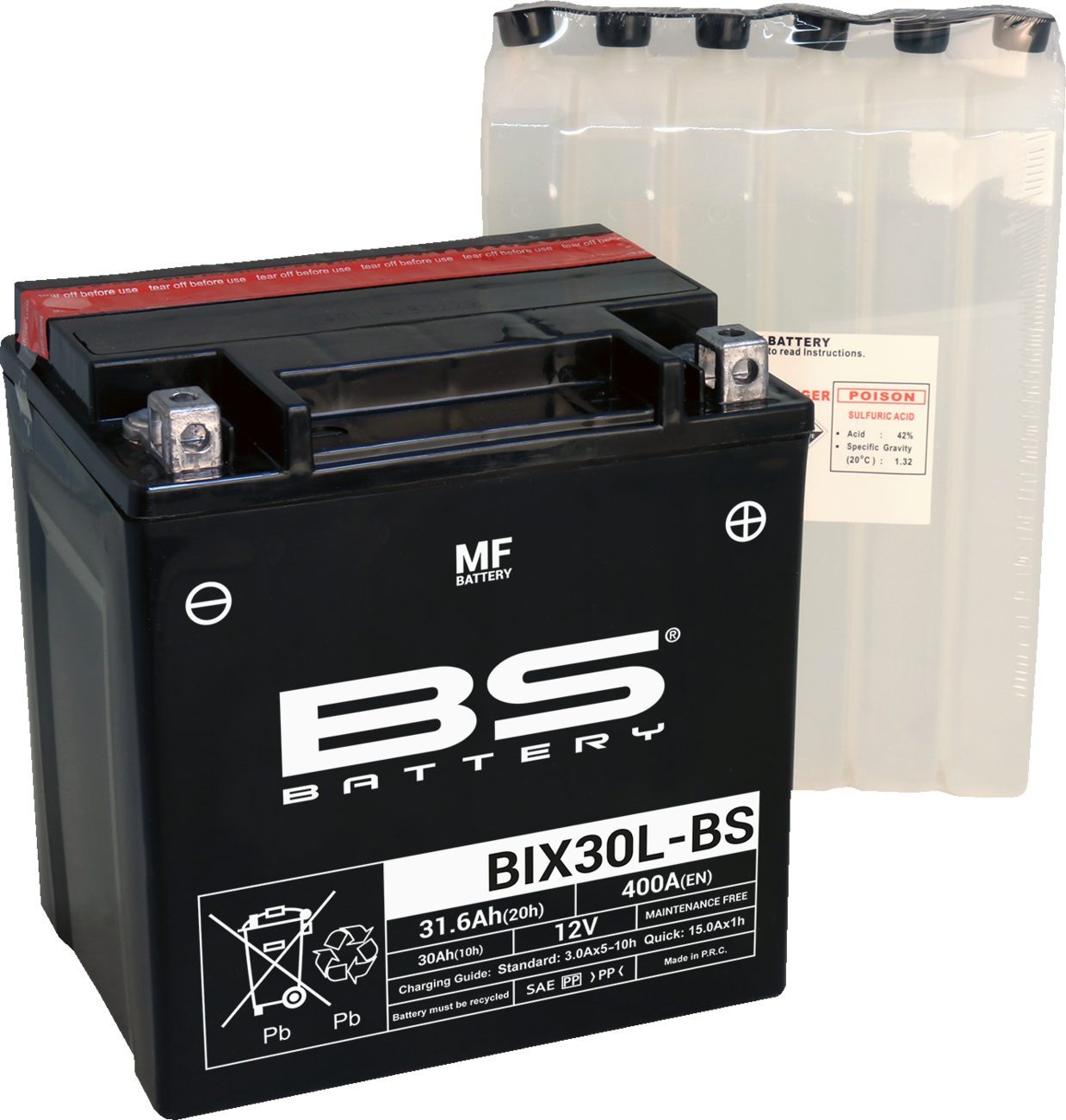 BS BATTERY Battery - BIX30L-BS (YIX)