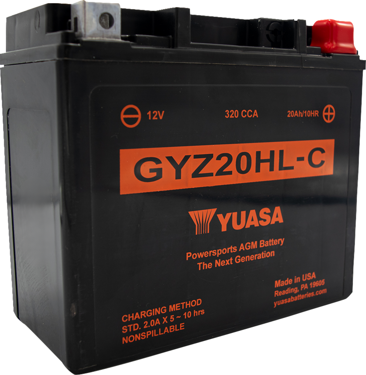 YUASA AGM Battery - GYZ20HL-C