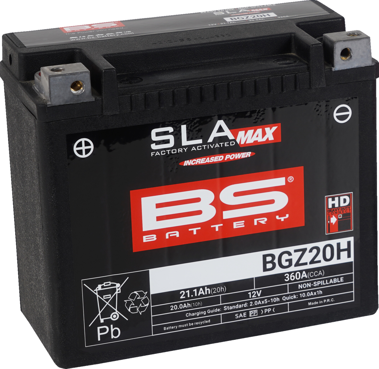 BS BATTERY BATTERY BS BGZ20H SLA MAX