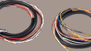 ALLOY ART Extended Handlebar Wiring Harness - Harley Davidson