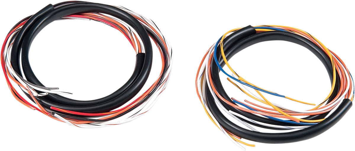 ALLOY ART Extended Handlebar Wiring Harness - Harley Davidson