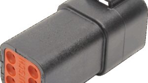 NAMZ Deutsch Receptacle - 6 Pin - Black