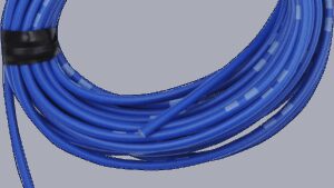 SHINDY 13' Wire Spool - 14 A/12 V - Blue