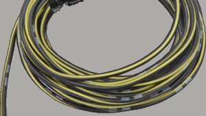 SHINDY 13' Wire Spool - 14 A/12 V - Black/Yellow