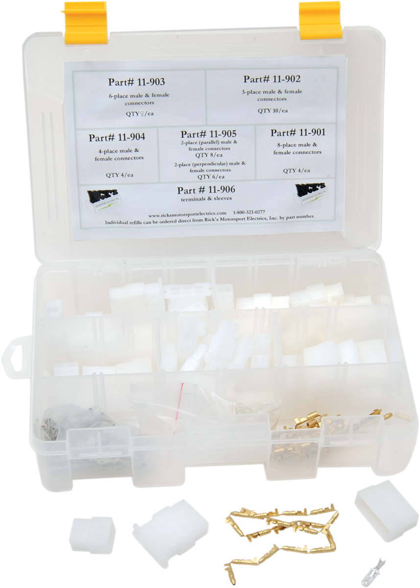 RICK'S MOTORSPORT ELECTRIC Wire Connectors/Terminals Kit