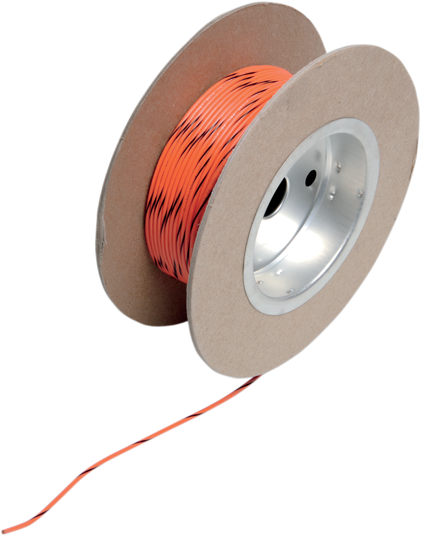 NAMZ 100' Wire Spool - 18 Gauge - Gray/White - Image 2