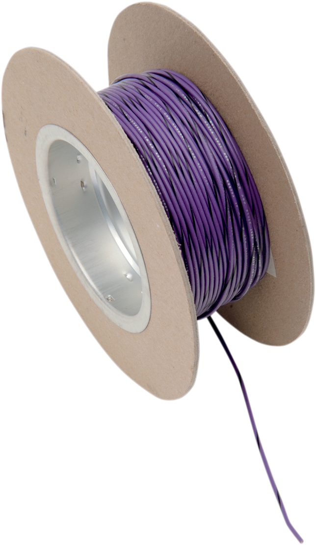 NAMZ 100' Wire Spool - 18 Gauge - Violet/Black