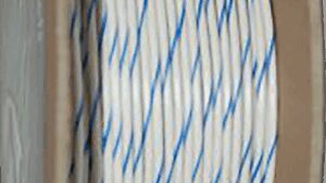NAMZ 100' Wire Spool - 20 Gauge - White/Blue