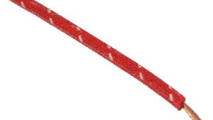 NAMZ 25' Cloth-Braided Wire Spool - 16 Gauge - Red/White