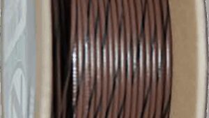 NAMZ 100' Wire Spool - 20 Gauge - Brown/Black