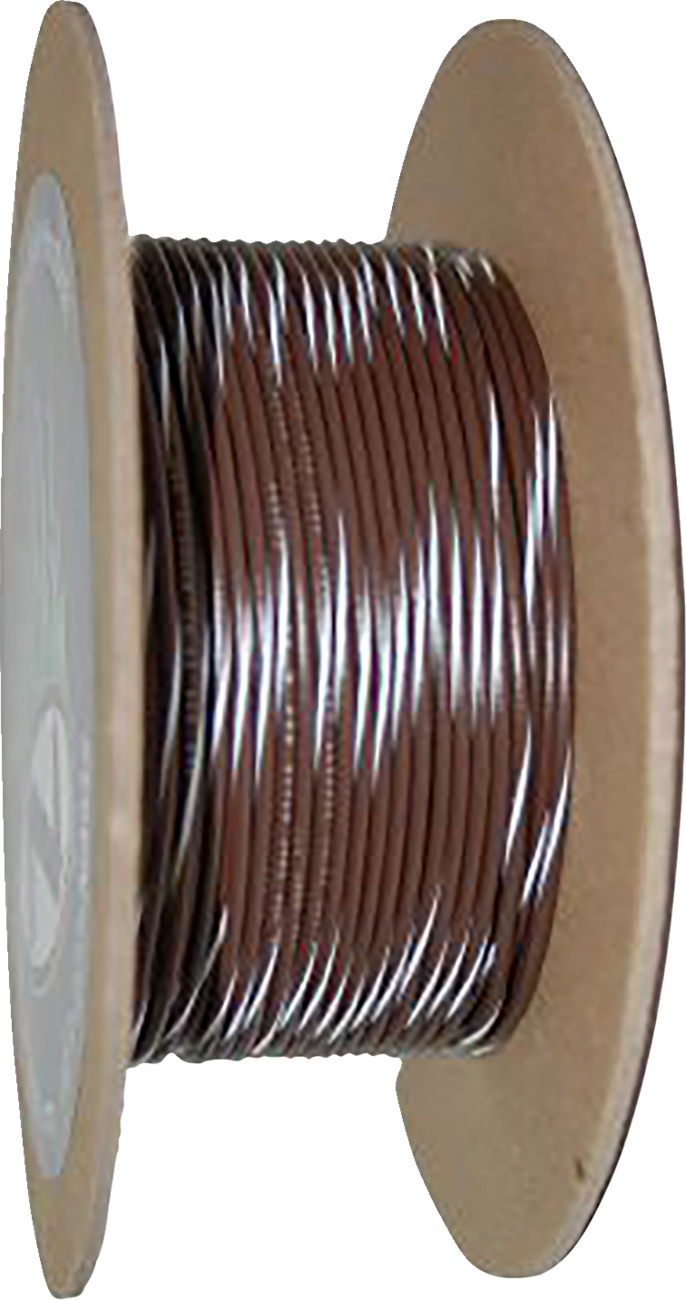 NAMZ 100' Wire Spool - 20 Gauge - Brown/White