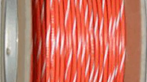 NAMZ 100' Wire Spool - 20 Gauge - Orange/White